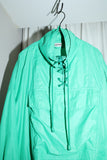 80s–90s ESPRIT - nylon oversized pullover in bright green