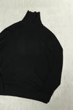 90-00's German label -silk/cashmere turtle neck loose fit knit sweater