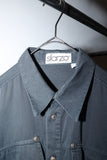 90s European label - cotton shirt with flap pocket