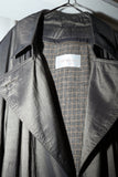 80s–90s JOHNS NEW YORK - metallic trench