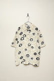 80's Pierre Cardin - silk abstract patterned pullover shirt