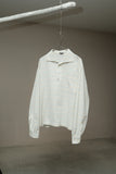 50s Italian vintage - pullover boxy shirt / skipper neck