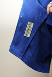 80's PENNYBLACK by Max Mara - linen kimono essence jacket in vivid blue
