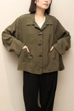 c90's French label - flat pattern wide balance jacket