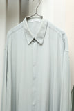 80's MESSORI - silk minimal dress shirt
