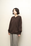 c00's European label - cashmere V-neck knit sweater