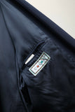 80-90's European label - rayon cropped double breasted jacket