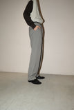 80's Italian label - wide tuck trousers