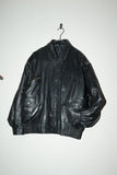 c80's European label - leather jacket