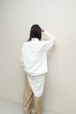 00-10's CELINE by Phoebe Philo - cotton deformed constructive shirt
