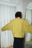 80-90's European label - ramie/cotton constructive riders essence jacket