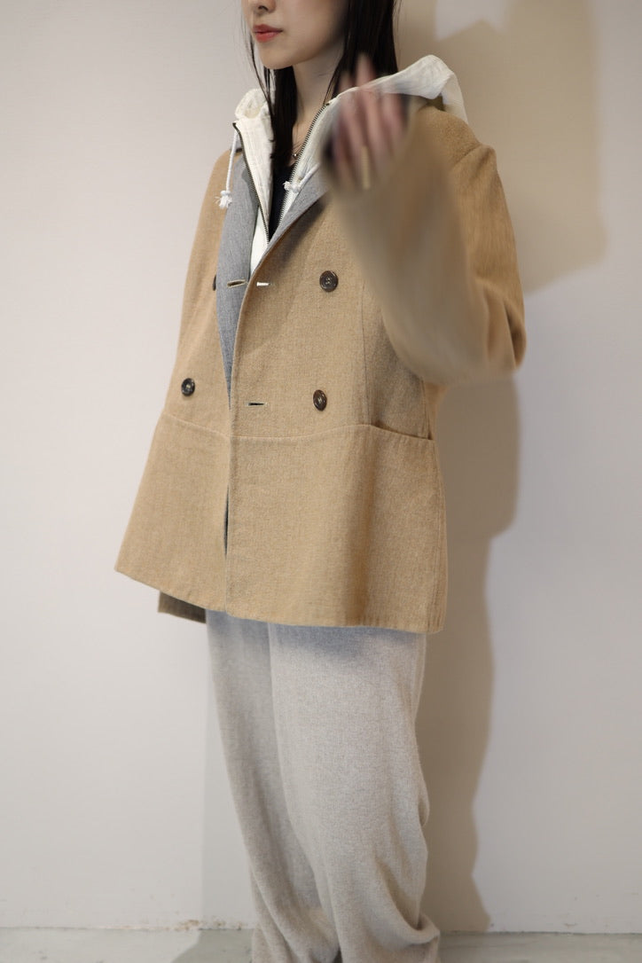 80-90's JIL SANDER wool/cashmere double breasted jacket