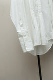90's-00's European label - pleated front dress shirt