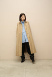 80's BURBERRYS - one panel sleeve 2-way neck balmacaan coat
