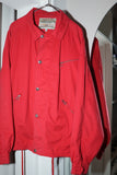 80s RIFLE - cotton/polyester hunting essence jacket in tomato red