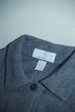 90-00's PETER HAHN - wool double pocket shirt