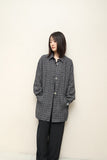 c90's Genny - linen hip-length shirt jacket