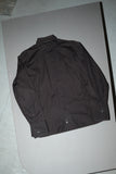 00-10's GUCCI (by TOM FORD?) - cotton side slit dress shirt / brown