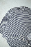 00-10's J.CREW - stripe cashmere knit sweater
