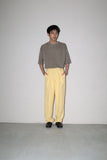 linen tuck trousers