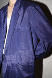 80's FRENCH CONNECTION - satin relaxed 1B jacket