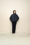 80-90’s Les Copains - nylon short&wide down jacket