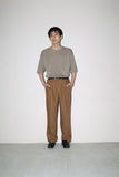 linen tuck trousers