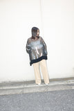 2000-2010s ANN DEMEULEMEESTER -  silk abstract photo-print pullover top