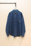 c90s VERSACE - indigo denim shirt