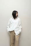 00-10's CELINE by Phoebe Philo - cotton deformed constructive shirt