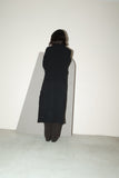 90-00's Dries Van Noten - elastic wool loose fitting knit coat