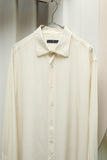 80-90's Italian label - silk minimal dress shirt