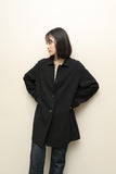 80-90'S MARELLA by Max Mara - wool shirt-jackrt