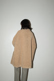 80-90's GENNY - curly alpaca, extra wide silhouette coat