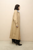 80's BURBERRYS - one panel sleeve 2-way neck balmacaan coat