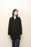 80-90'S MARELLA by Max Mara - wool shirt-jackrt