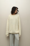 80-90's SISLEY - oversized knit sweater