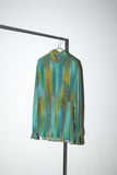 80-90's European label  - rayon patterned shirt