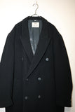 80's Italian label "CIAO" cashmere mixed wool double breasted coat