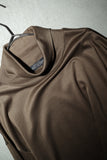 c90's European label - mercerized cotton turtleneck cut& sewn