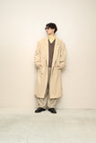 80's HUGO BOSS - wool oversized double overcoat