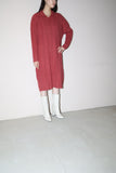 CHRISTIAN DIOR cashmere cable knit polo dress