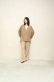 80's German label - linen/rayon constructive jacket