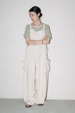 c90’s European Label - linen overalls