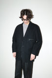 80's CLOSED by MARITHÉ + FRANCOIS GIRBAUD - wool saddle shoulder jacket