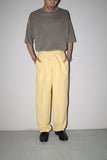 linen tuck trousers