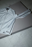 2000s SAMSONITE by Neil Barrett -poly/ramie zip-up jacket with ventilation detail