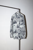 90's Goouch - silk/linen abstract pattern shirt