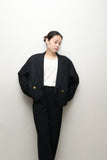 80-90's European label - dolman sleeve short length jacket