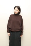 90-00's cashmere turtle neck knit sweater  in brown